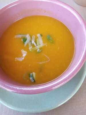 Sopa de legumes at Naturena in Barcelos