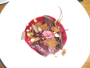 Beetroot & Hazelnut at Bronda in Helsinki
