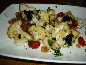 Roasted cauliflower & truffle at Bronda in Helsinki
