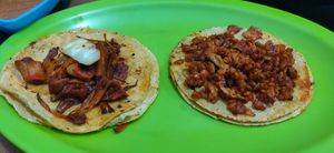 Vegan tacos at El Bajón Vegano in Tulum