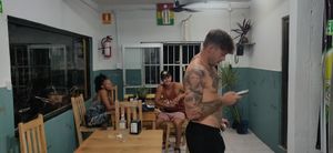 Inside at El Bajón Vegano in Tulum