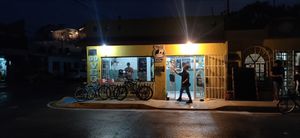 Outside at El Bajón Vegano in Tulum