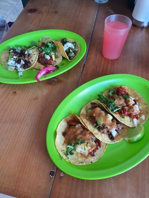 Different flavors at El Bajón Vegano in Tulum