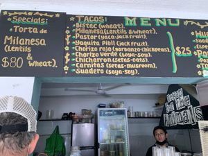 😍😍😍”vegan for the animals" at El Bajón Vegano in Tulum