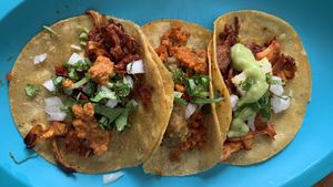 Tacos #Veganuary at El Bajón Vegano in Tulum