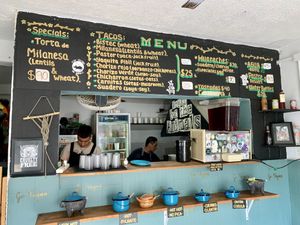 Manu  at El Bajón Vegano in Tulum