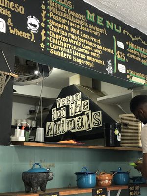   at El Bajón Vegano in Tulum