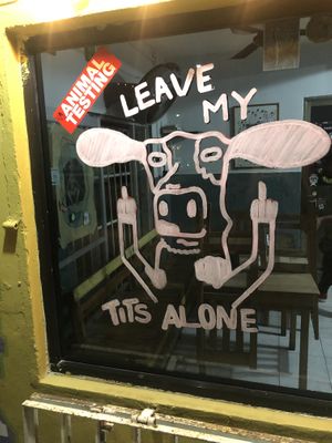 From the outside at El Bajón Vegano in Tulum