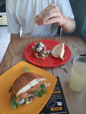 1/2 torta #Veganuary at El Bajón Vegano in Tulum