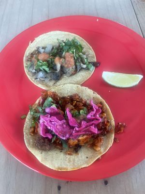 I had to order more they were so good!!  at El Bajón Vegano in Tulum