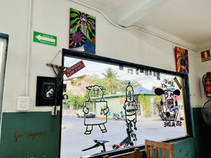 Interior  at El Bajón Vegano in Tulum