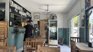 Dining room  at El Bajón Vegano in Tulum