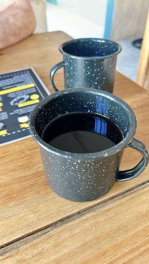 hibiskus drink  at El Bajón Vegano in Tulum