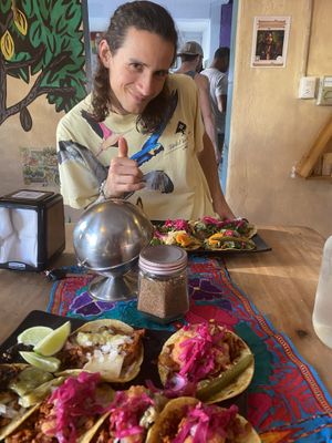   at El Bajón Vegano in Tulum