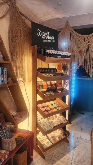 Plenty of vegan chocolate bars! at El Bajón Vegano in Tulum