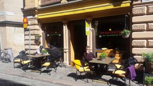 outside at Hermitage in Stockholm