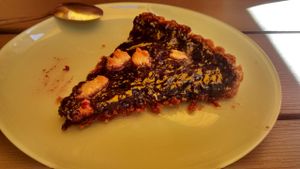 Red fruit pie at Hermitage in Stockholm