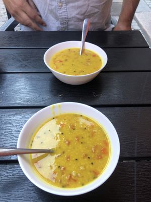 Mungbeansoup at Hermitage in Stockholm