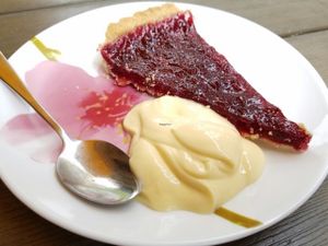 Linton Berry pie vegan at Hermitage in Stockholm