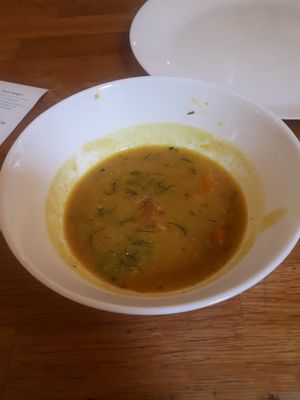 Soup at Hermitage in Stockholm