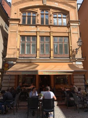 Front of the restaurant😄 at Hermitage in Stockholm