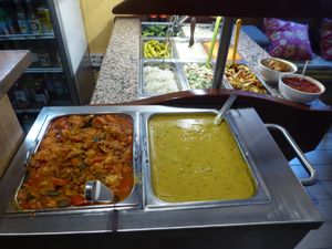 Primary warm options of the day at Hermitage in Stockholm