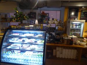 Sweet options at the counter at Hermitage in Stockholm