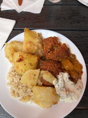 Vegan Buffet at Hermitage in Stockholm