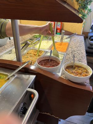 buffet  at Hermitage in Stockholm