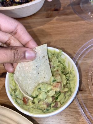 Guac and chips  #Veganuary at Willy's in Atlanta