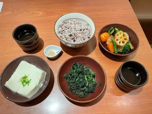 The only vegan options    at Ootoya in Aomori