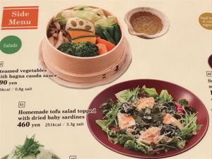 ask them to take the fish out of both these options at Ootoya in Aomori