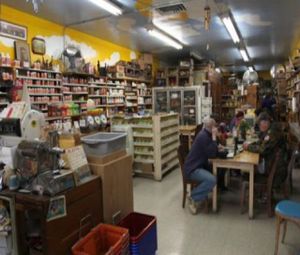 interior at Oh Happy Days Vegan Cafe in Altadena