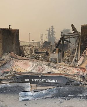 😭  at Oh Happy Days Vegan Cafe in Altadena