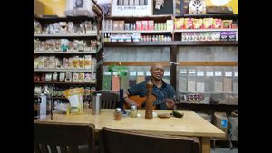 Every once in a while, if you're really lucky, you may find one or two of the regulars playing music. at Oh Happy Days Vegan Cafe in Altadena