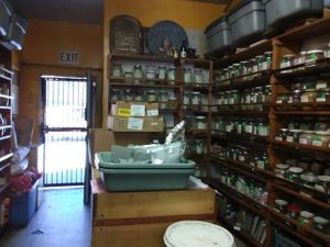 Oh Happy Days has a great selection of herbs and spices both for medicinal and cooking, and some wonderful fair trade organic teas. at Oh Happy Days Vegan Cafe in Altadena