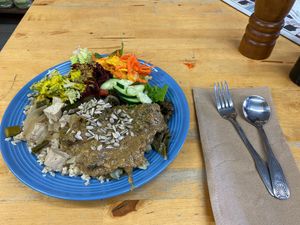 Delicious!! The owner is very friendly also and eager to help! at Oh Happy Days Vegan Cafe in Altadena