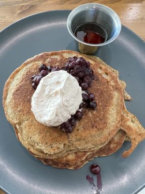 Blueberry pancakes  at Harvest on 25th in Waco