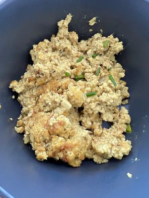 Scrambled tofu  at Harvest on 25th in Waco