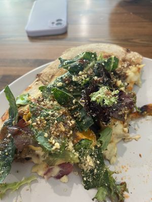 The Aubergine Pizza  at Harvest on 25th in Waco