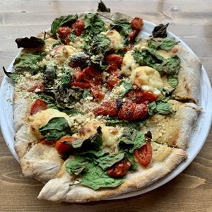Vegan Pizzaa  at Harvest on 25th in Waco