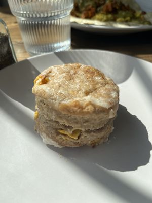Chai mango vegan scone  at Harvest on 25th in Waco
