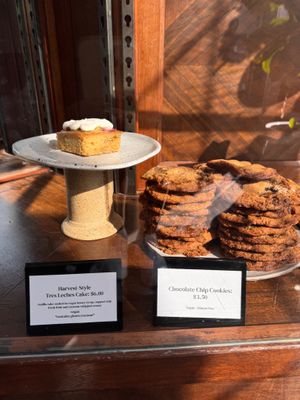 Vegan pastry options at Harvest on 25th in Waco