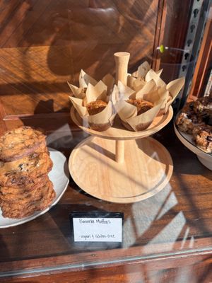 Vegan pastry options at Harvest on 25th in Waco