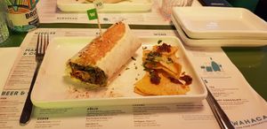 Vegan Sweetpotato Burito at Wahaca in Brighton