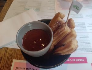 Vegan churros at Wahaca in Brighton