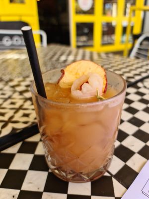 Lychee and Apple drink at Cantina Bendigo in Bendigo