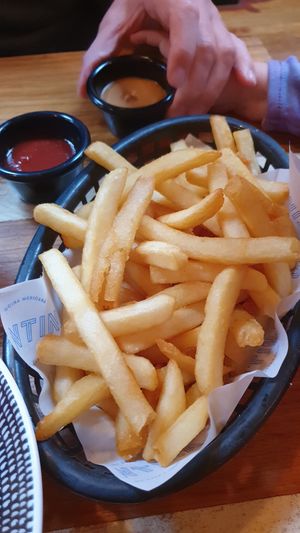 Yummy fries so crunchy at Cantina Bendigo in Bendigo