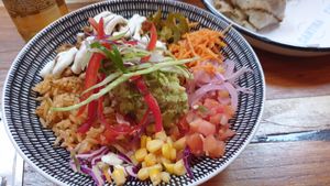 Vegan bowl at Cantina Bendigo in Bendigo