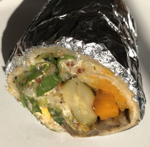 Vego Burrito  at Cantina Bendigo in Bendigo